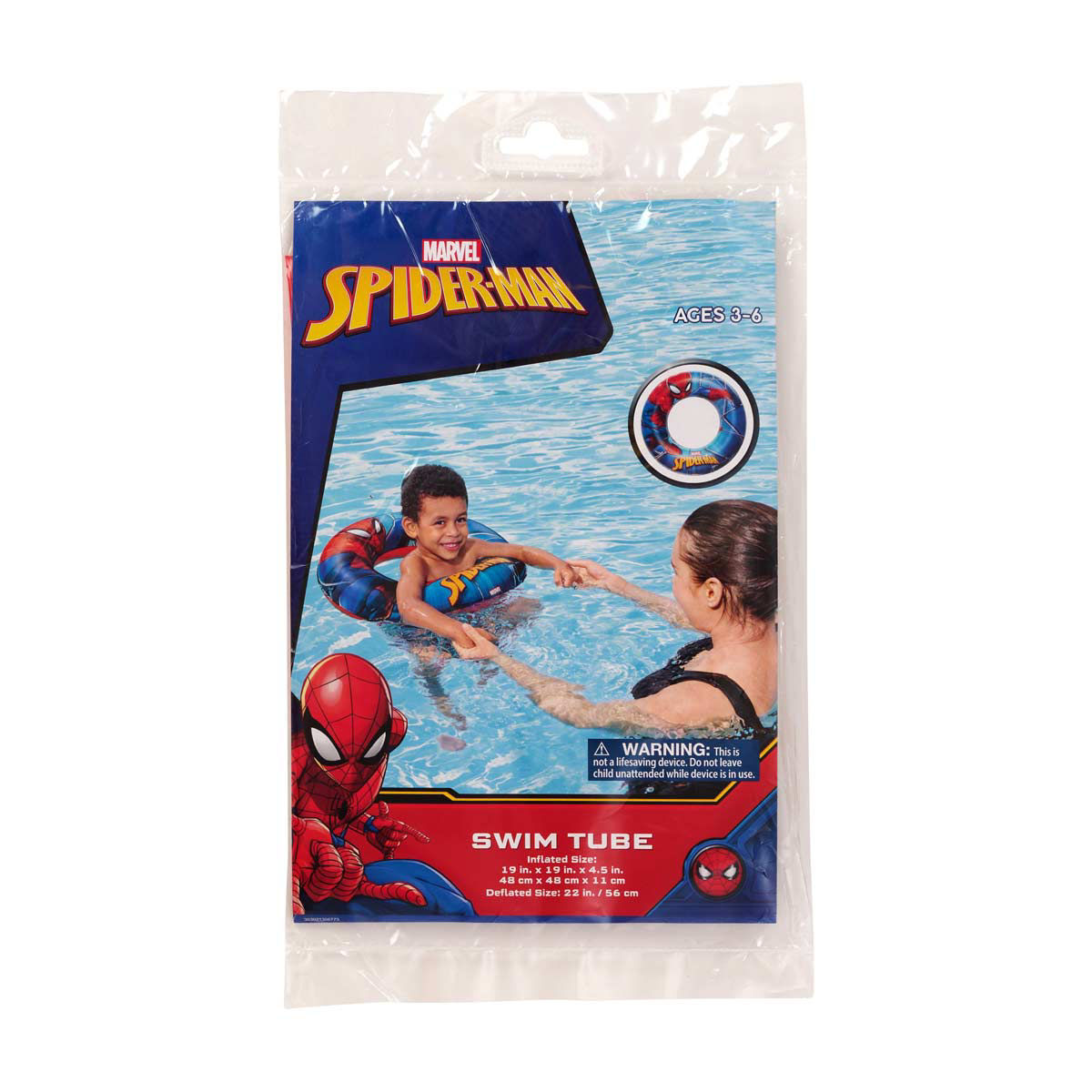 Licensed-Character-Inflatable-Swim-Tube,-19-in,-Assorted