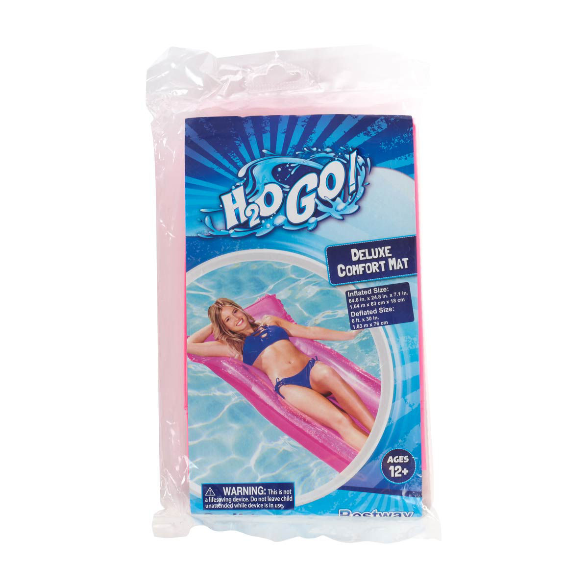 Bestway-H2OGO!-Deluxe-Comfort-Mat-Pool-Float,-64.6-in,-Assorted