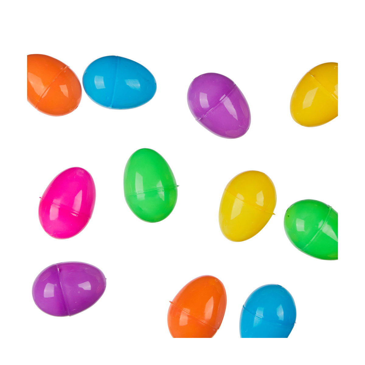 Happy Easter Plastic Egg Treat Containers, 40mm, 18 ct, Assorted
