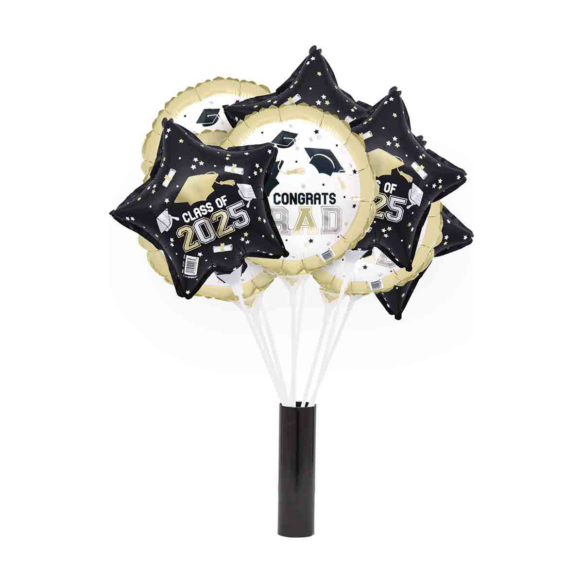 Assorted-Graduation-Foil-Stick-Balloon-Assortment,-8-ct