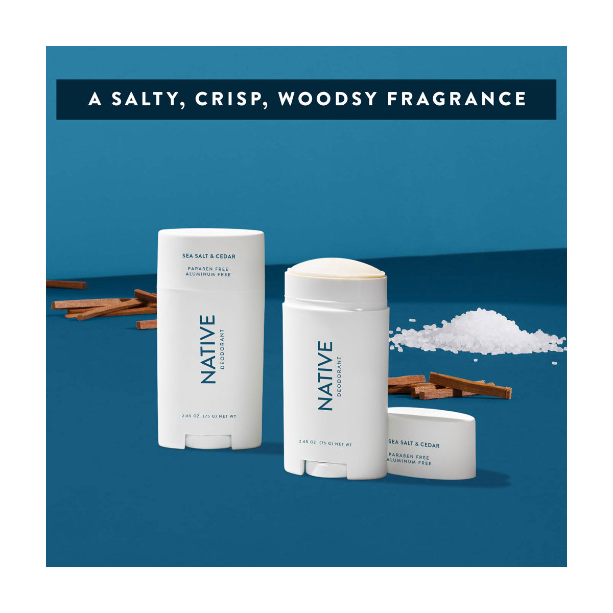 Native Sea Salt & Cedar デオドラント75g×2個 楽天市場】Native