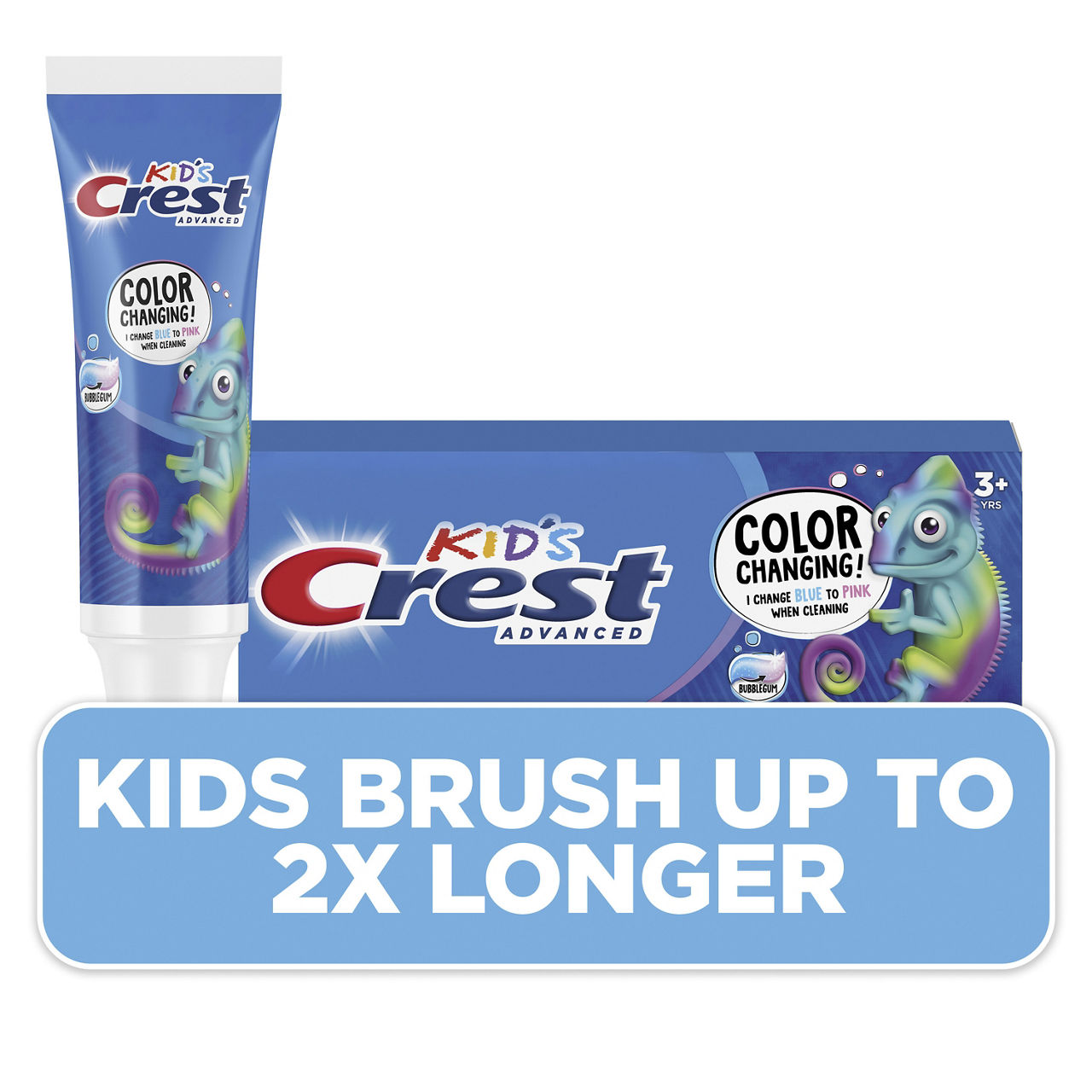 Crest Advanced Kid's Fluoride Toothpaste, Bubblegum Flavor, 4.2 oz