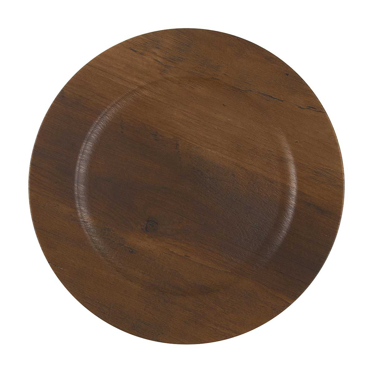 Harvest Woodgrain Charger Plate