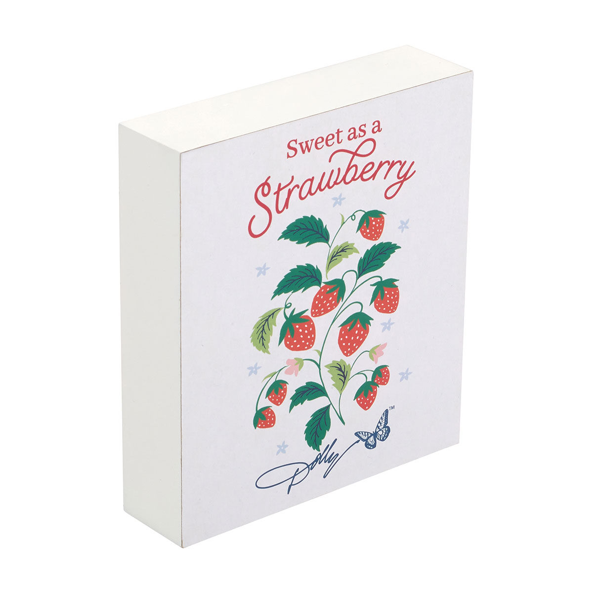 Dolly Parton 'Sweet as a Strawberry' Word Block