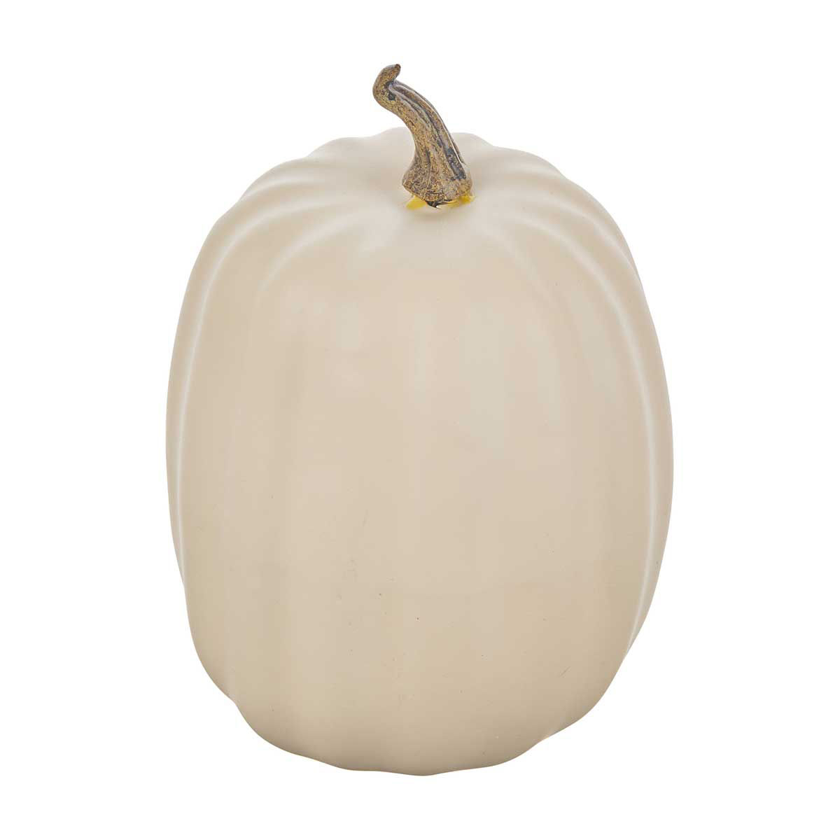 Harvest Pumpkin Table Décor, White, Large