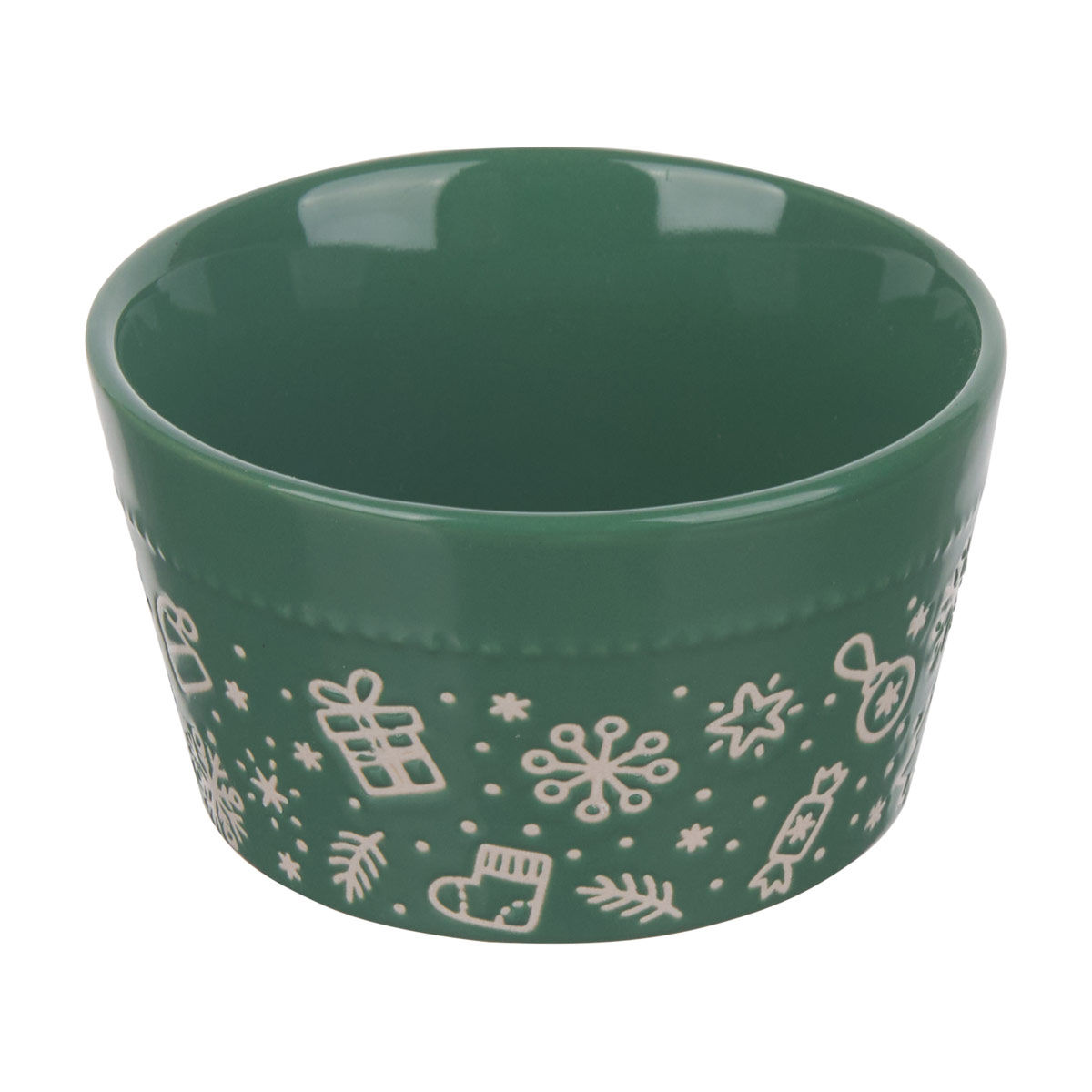 Christmas-Printed-Ramekin,-Assorted