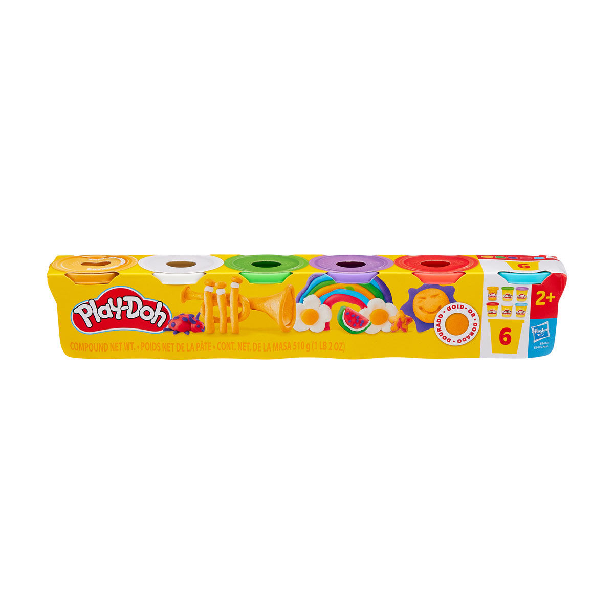Play-Doh Gold & Color Pack, 6 ct