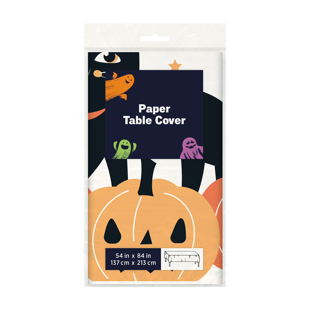 Friendly Haunts Plastic Table Cover