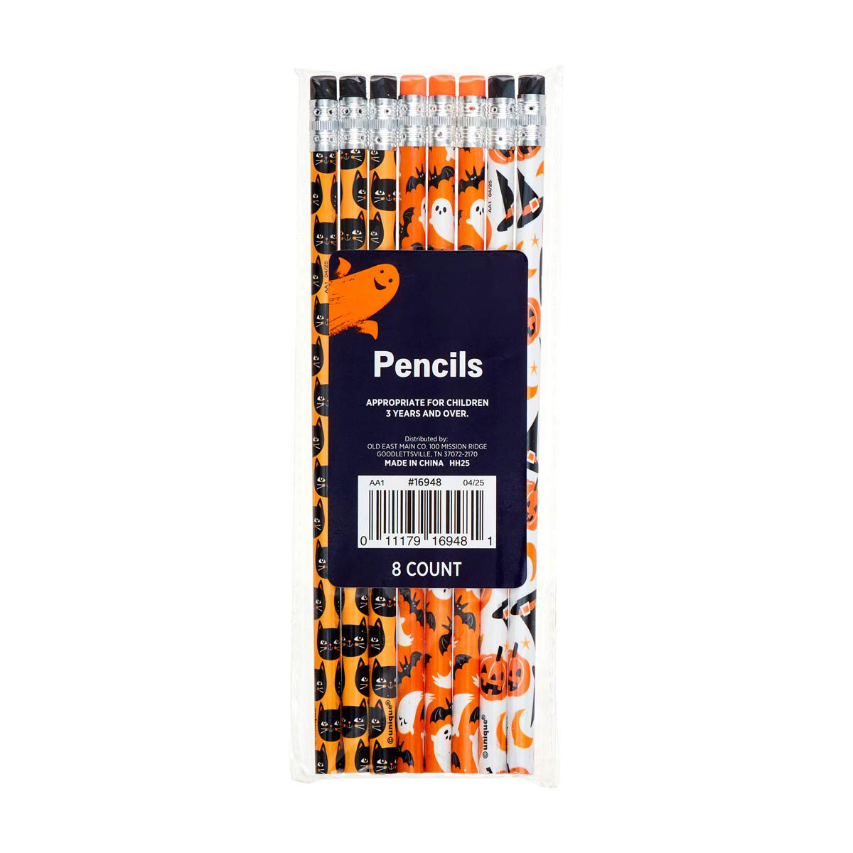 Friendly Haunts Pencils, 8ct
