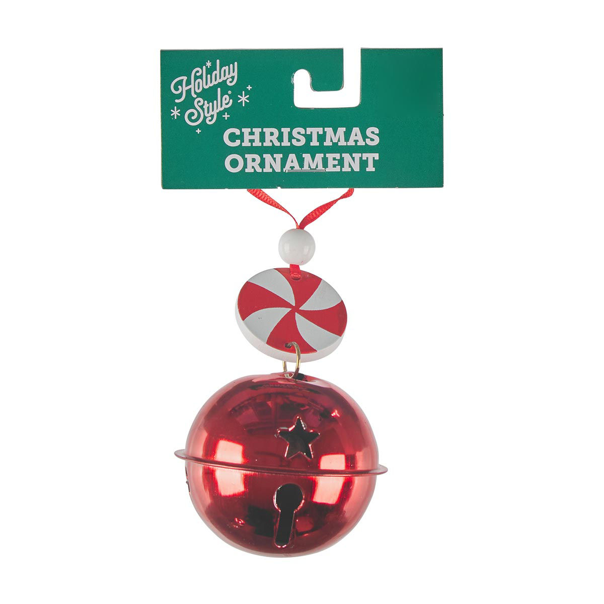 Holiday-Style-Christmas-Bell-with-Icon-Ornament,-Assorted