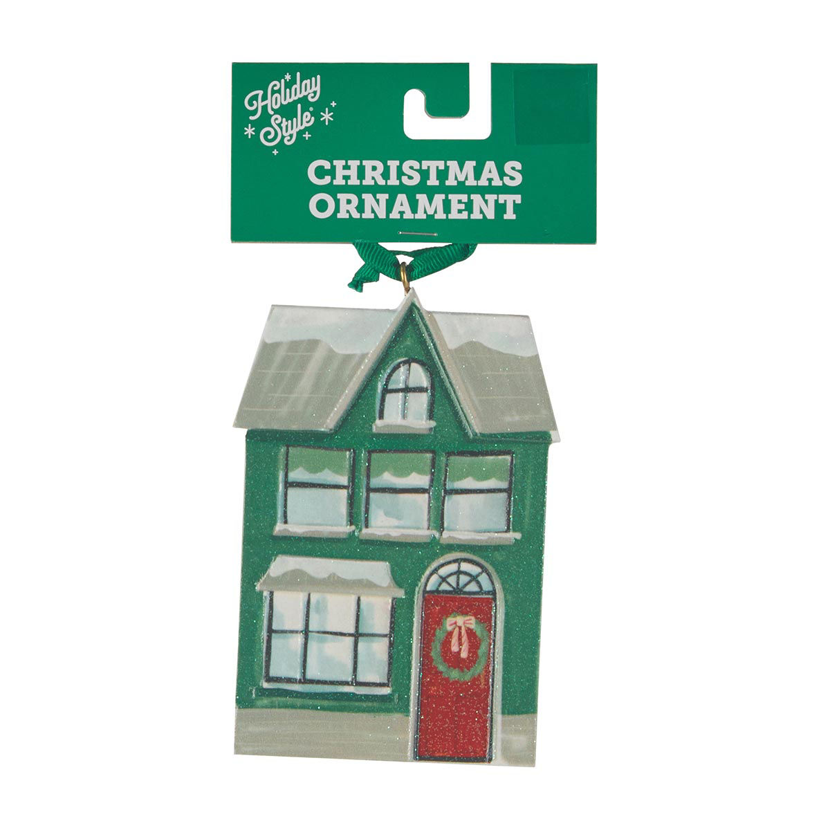 Holiday-Style-Christmas-House-Ornament,-Assorted