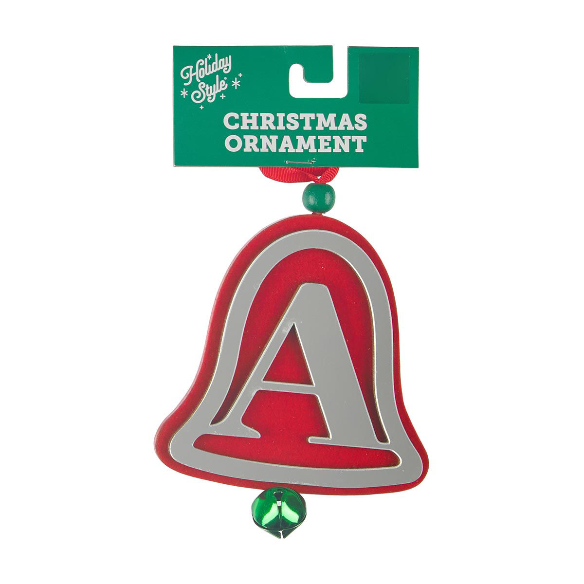 Christmas-Monogram-Ornament,-Assorted,-1-ct