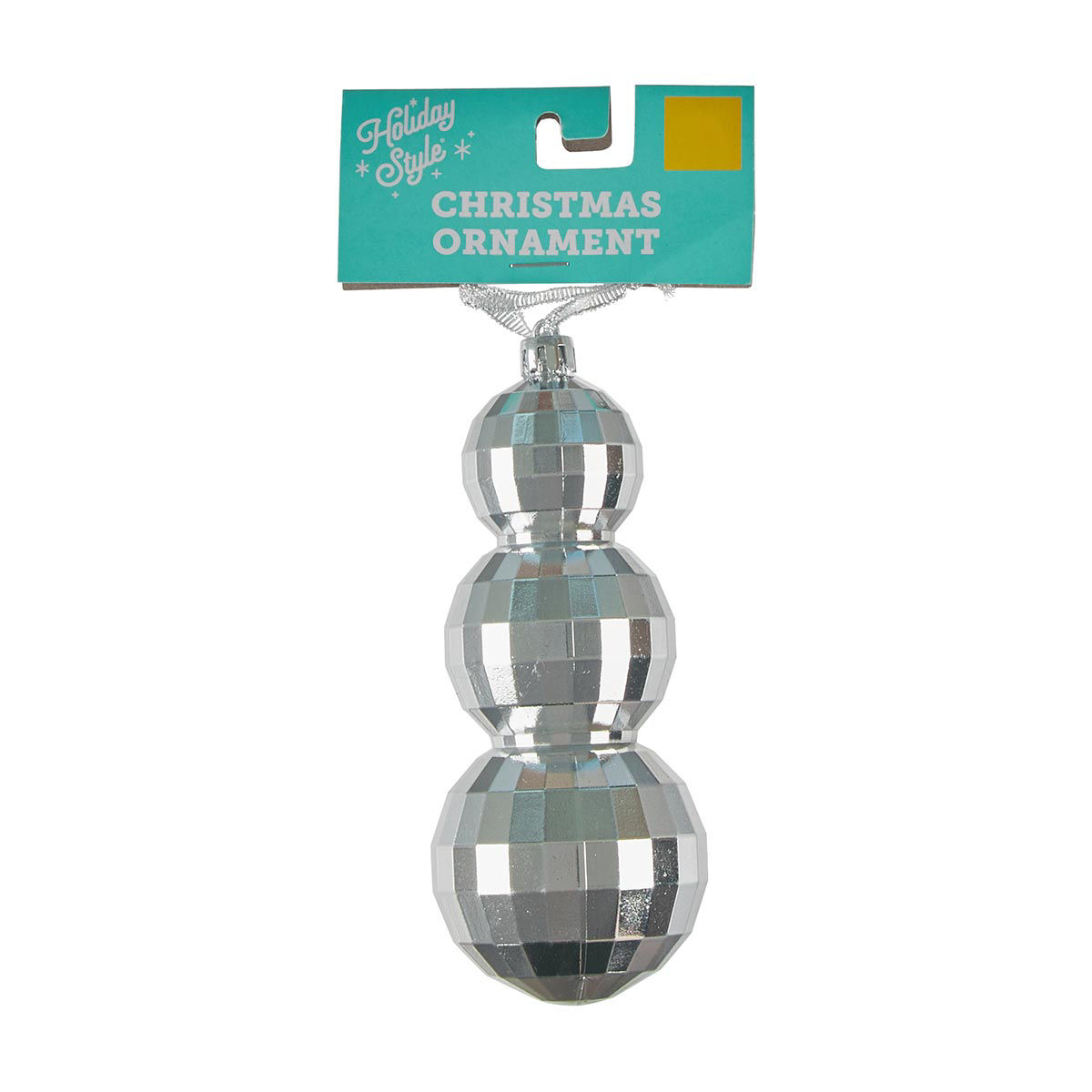 Winter Whimsy Christmas Disco Snowman Ornament