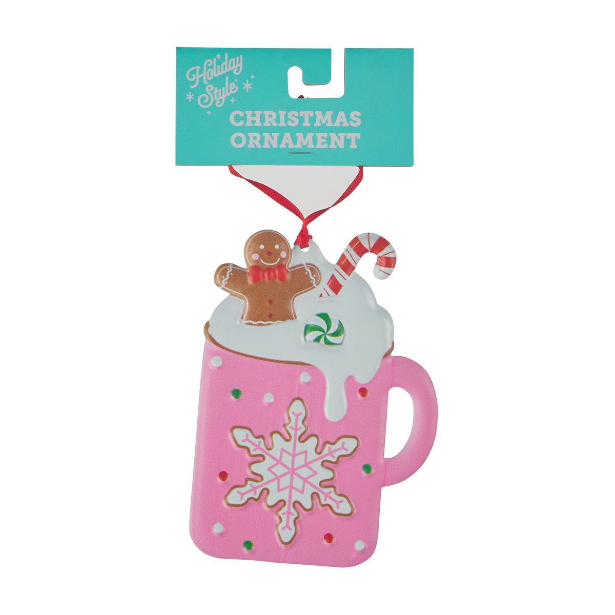 Holiday Style Christmas Drink Ornament, Assorted