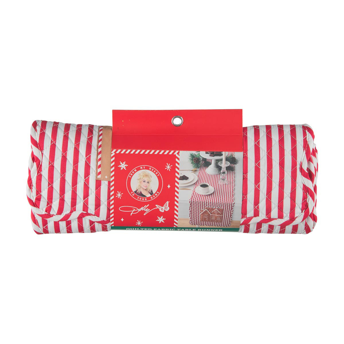 Dolly-Parton-Christmas-Table-Runner,-13-in-x-72-in