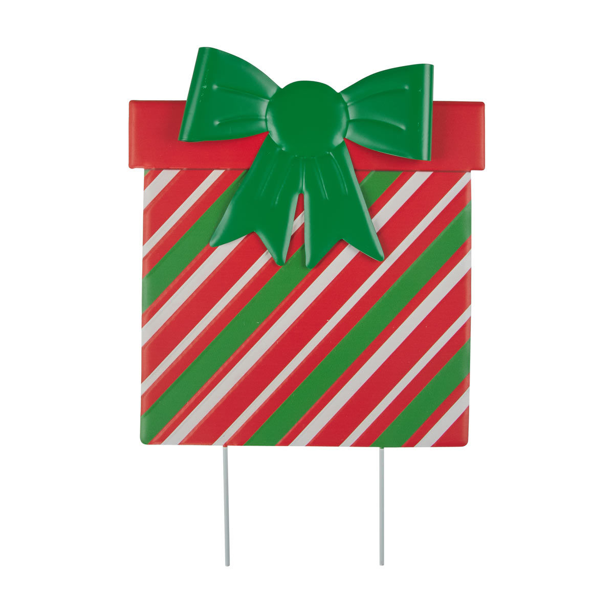 Christmas-Metal-Yard-Stake-Décor,-Assorted