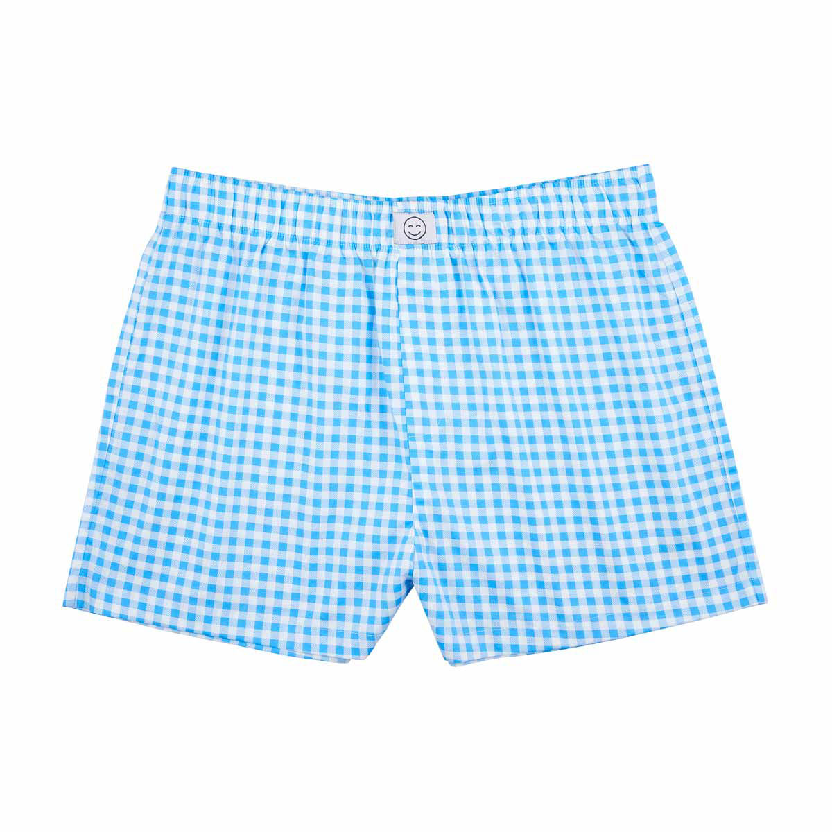 Buy Bobbie Brooks Boxer Short, Blue Gingham, Medium from Dollar