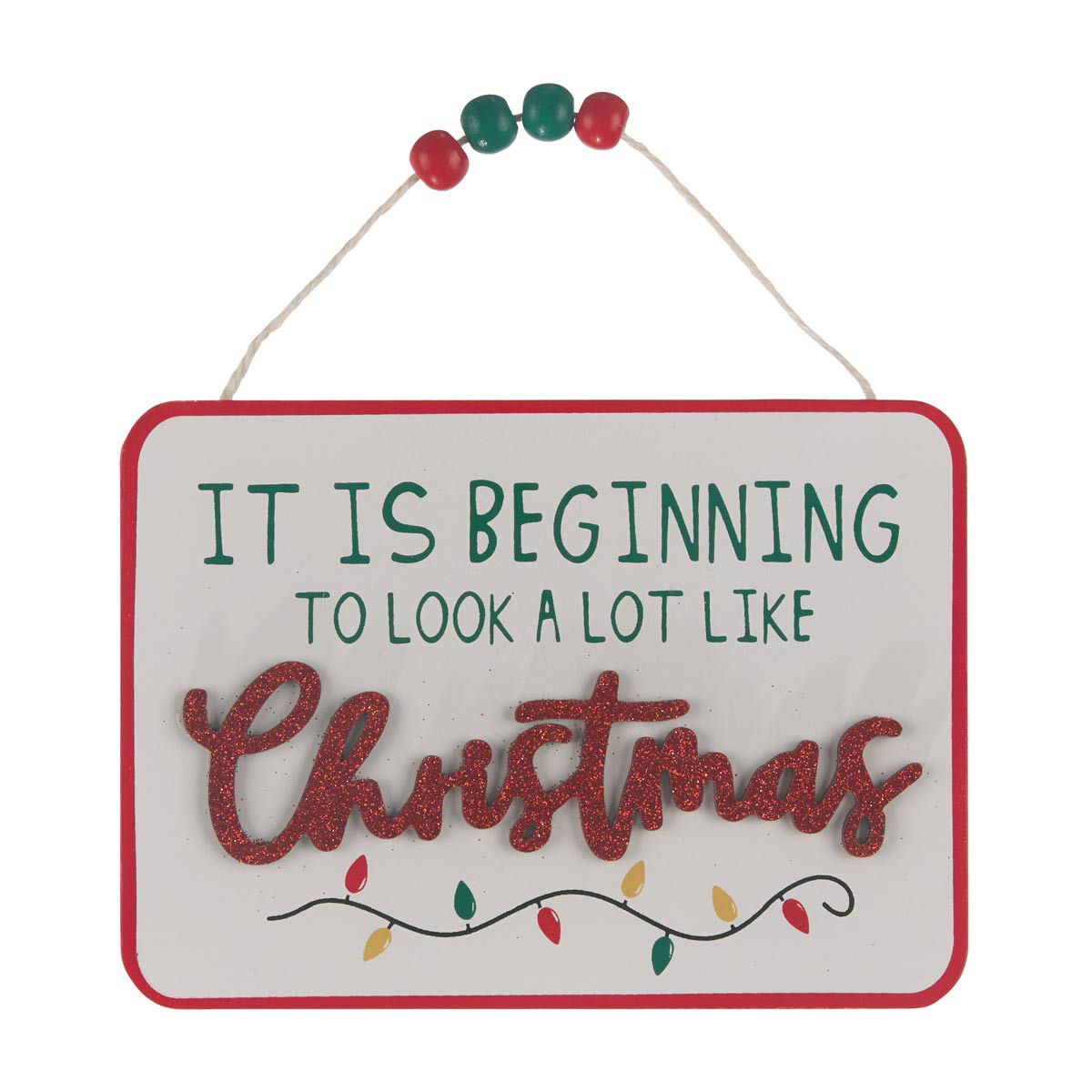 Christmas-Word-Hanging-Décor,-Small,-Assorted