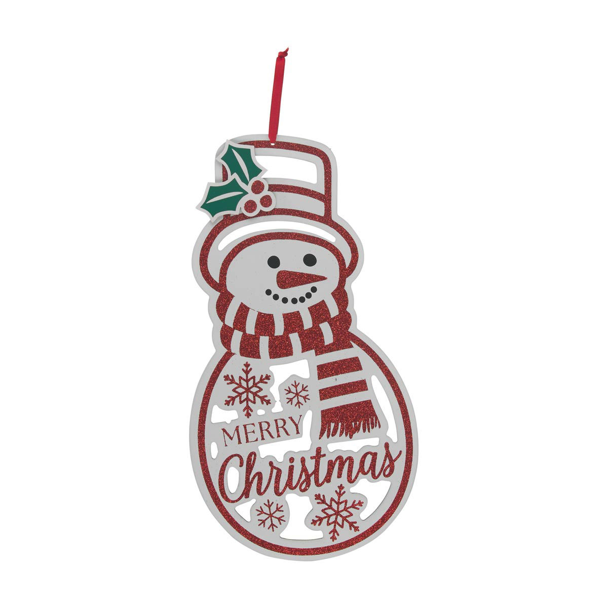 Christmas-MDF-Snowman-Sign,-Assorted