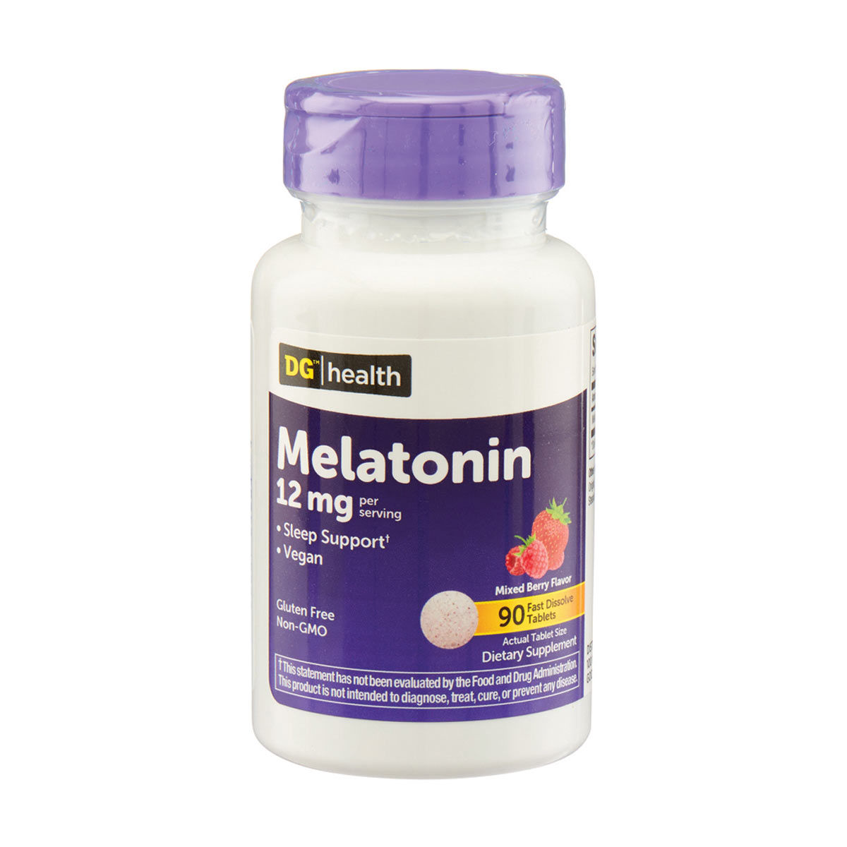 DG-Health-Melatonin-Fast-Dissolve-Tablets,-Mixed-Berry-Flavor,-90-ct