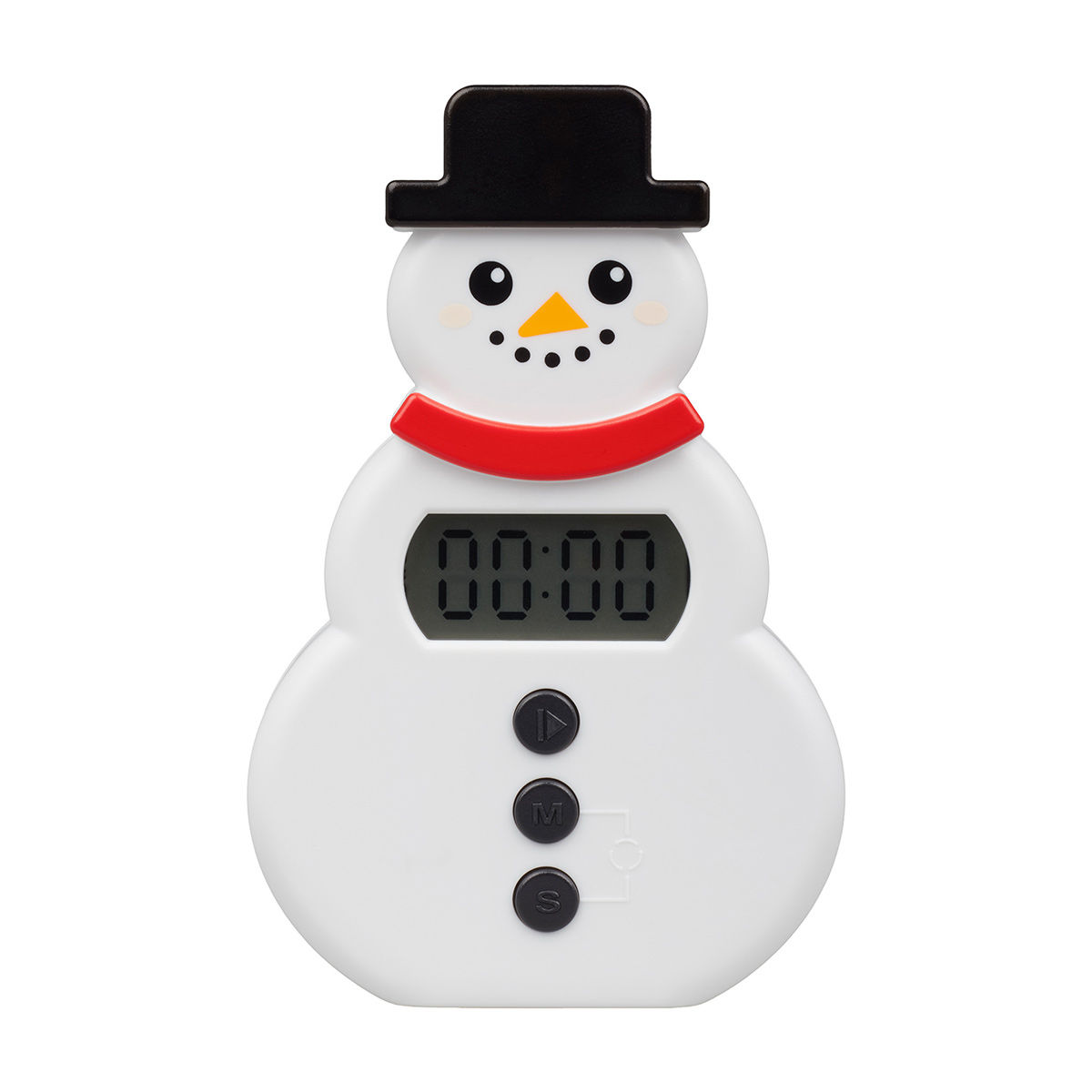 Snowman Shaped Digital Kitchen Timer