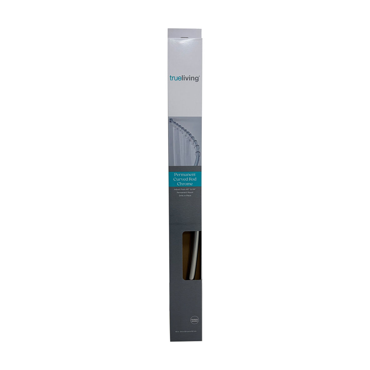 True Living Curved Shower Rod