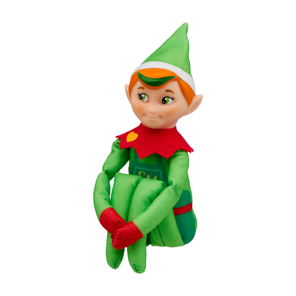 Christmas-Elf-Plush-Doll-in-Green-Cobbler-Outfit