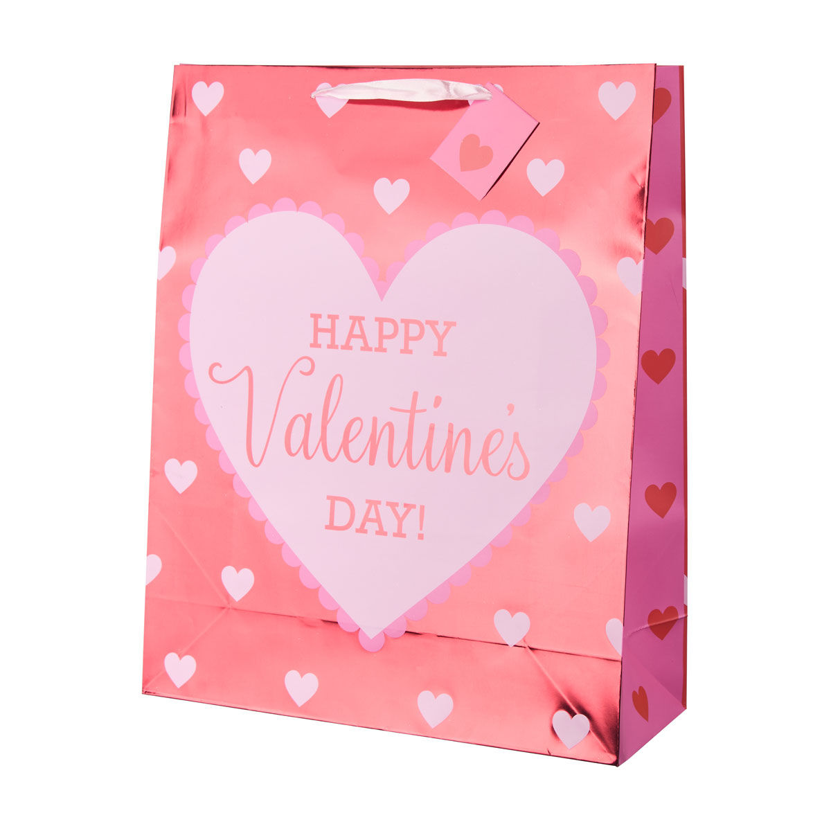 Valentine's-Day-Foil-Gift-Bag,-Extra-Large,-Assorted