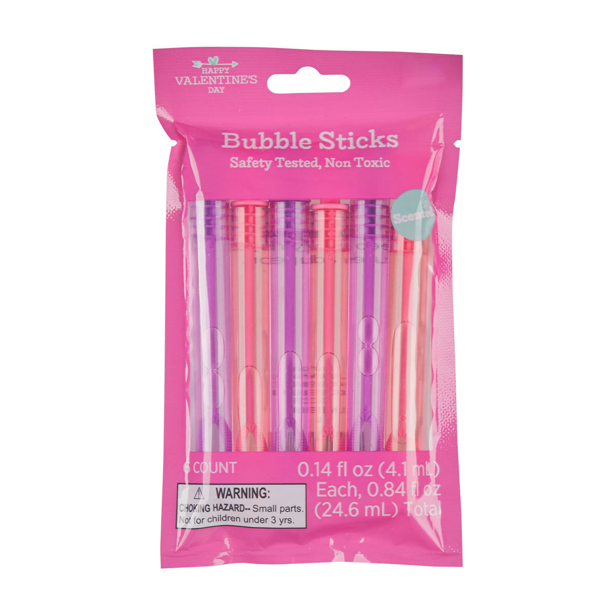 Happy-Valentine's-Day-Bubble-Sticks,-6-ct,-0.84-fl-oz