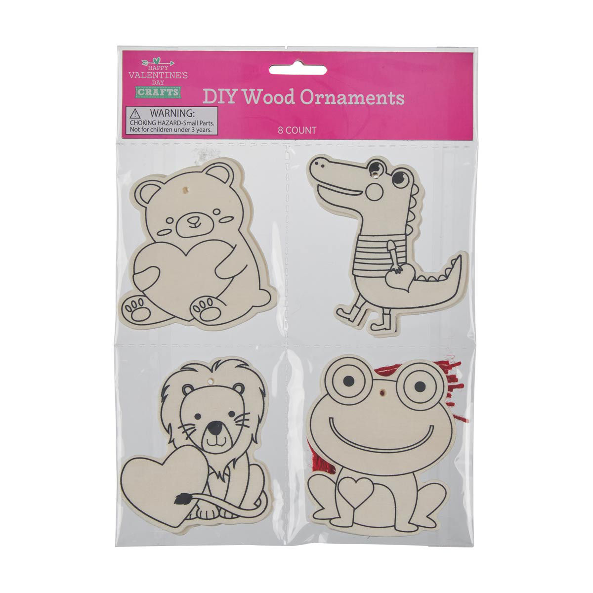Happy-Valentine’s-Day-DIY-Wood-Ornaments,-8-ct,-Assorted