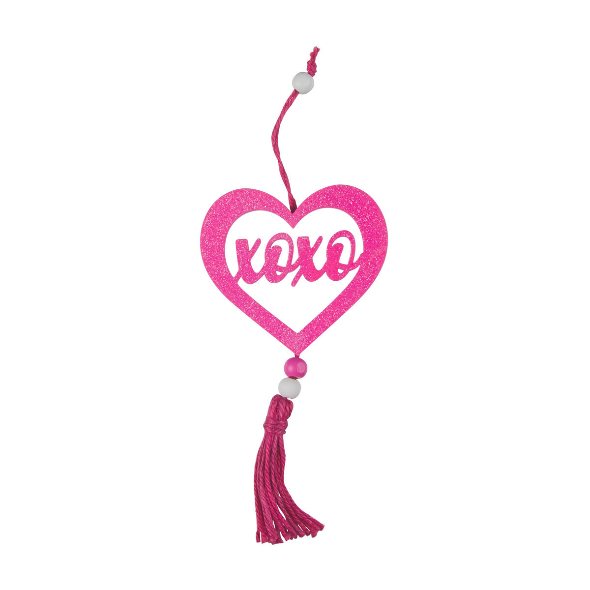 Valentine's-Day-Heart-with-Tassel-Dangle-Décor,-1-ct---Assorted