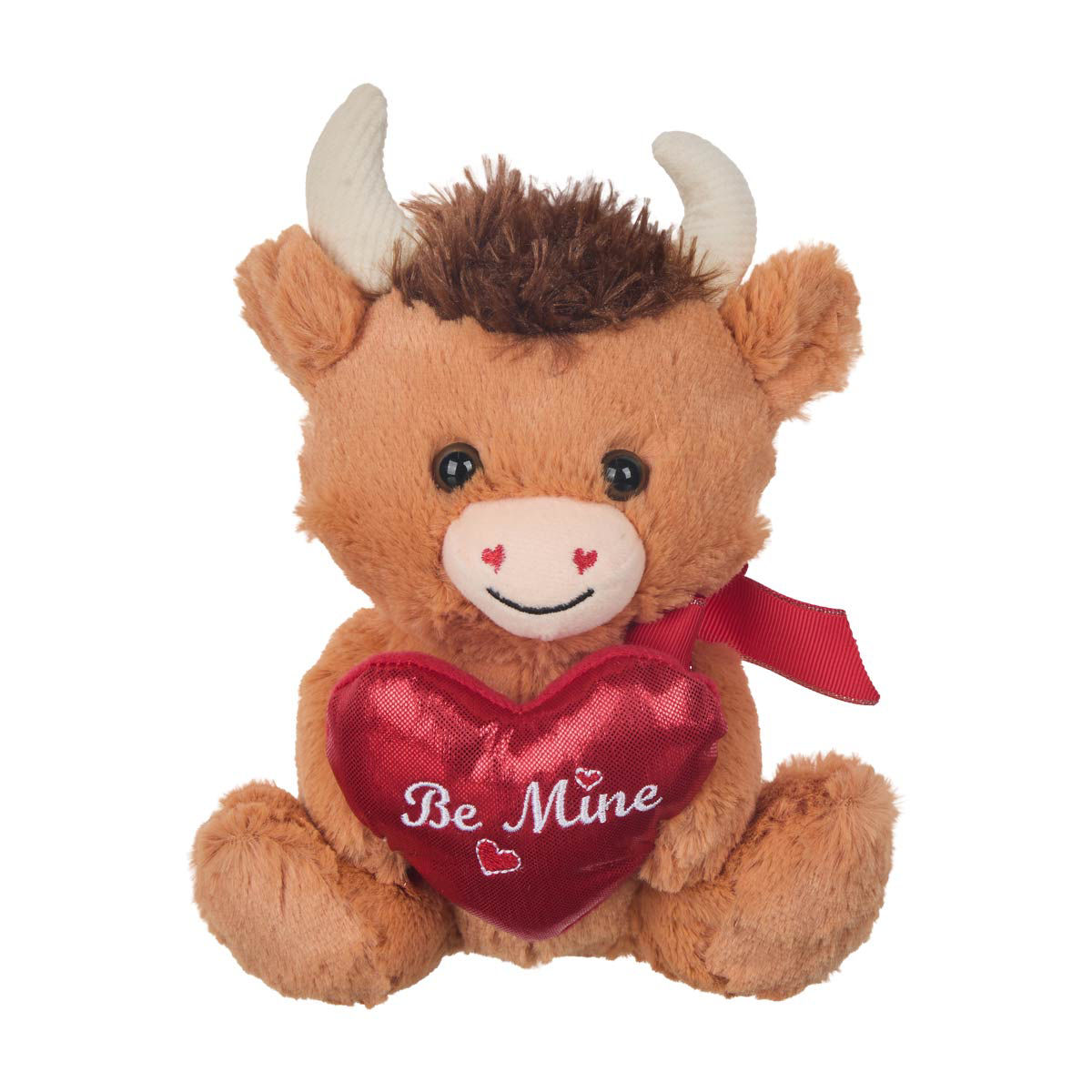 Valentine's-Day-Stuffed-Animal-Toy-with-Metallic-Heart,-Assorted