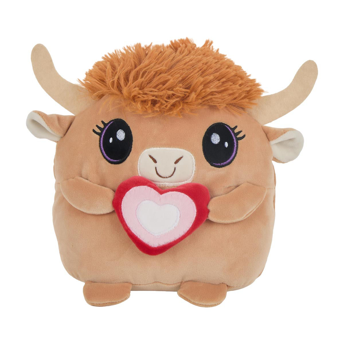 Valentine's Day Round Animal Plush, Assorted - 1 ct