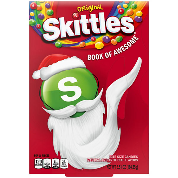 MP SKITTLES BOX CHRISTMS 6.51Z — Dollar Tree penny item