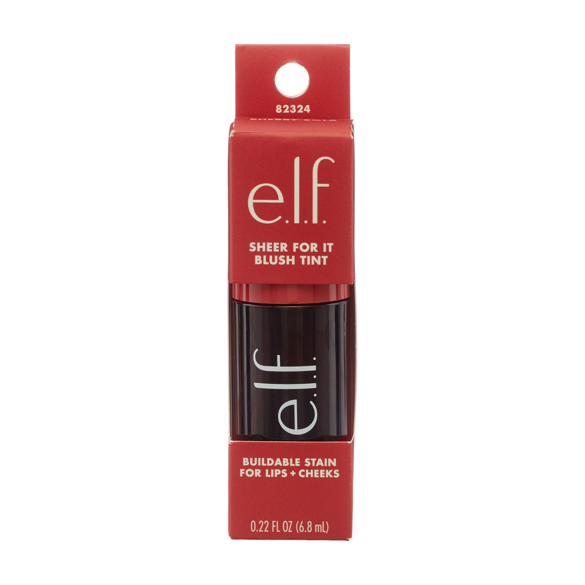 e.l.f Sheer For It Buildable Lip & Cheek Stain, Cherry Cola, 0.22 fl oz