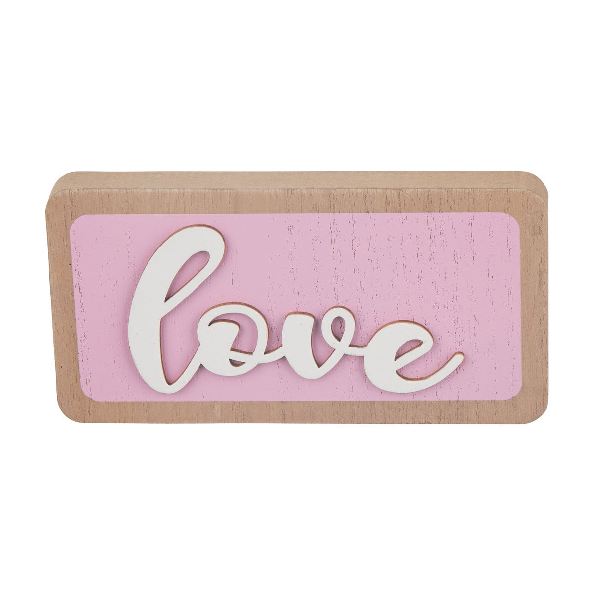 Rectangular Tabletop Word Décor, 1 ct - Assorted