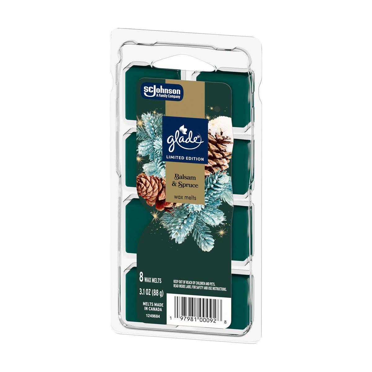 Buy Glade® Wax Melts, Balsam & Spruce, 3.1oz., 8 Count Per Pack
