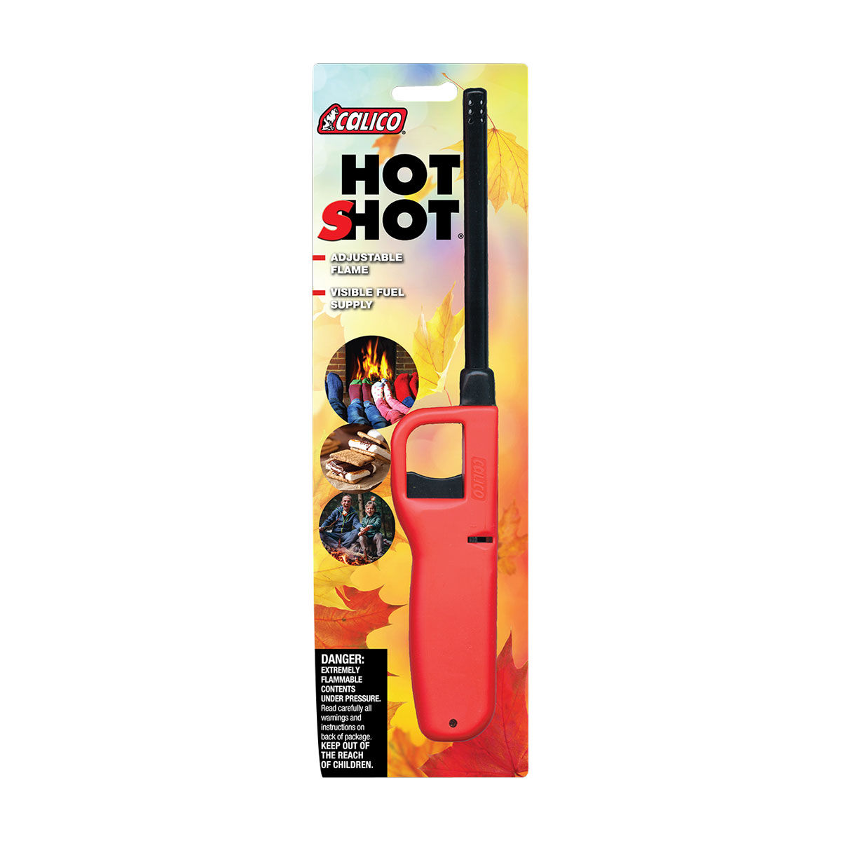 Calico Hot Shot Utility Lighter with Adjustable Flame