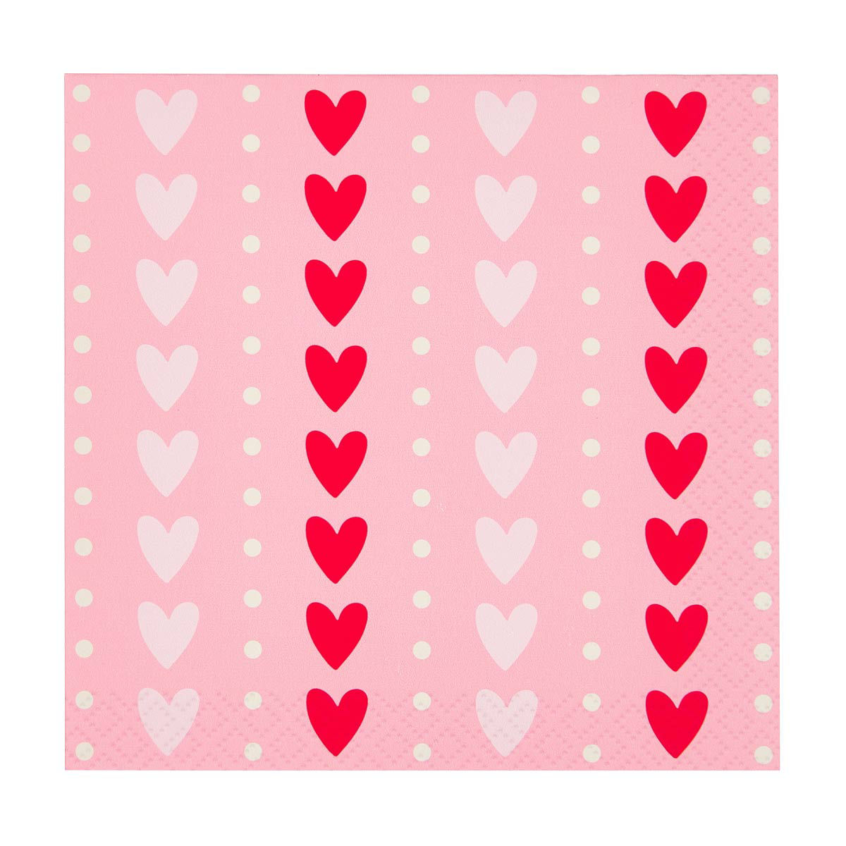 Valentine's Day Printed Beverage Napkins, 1 ct