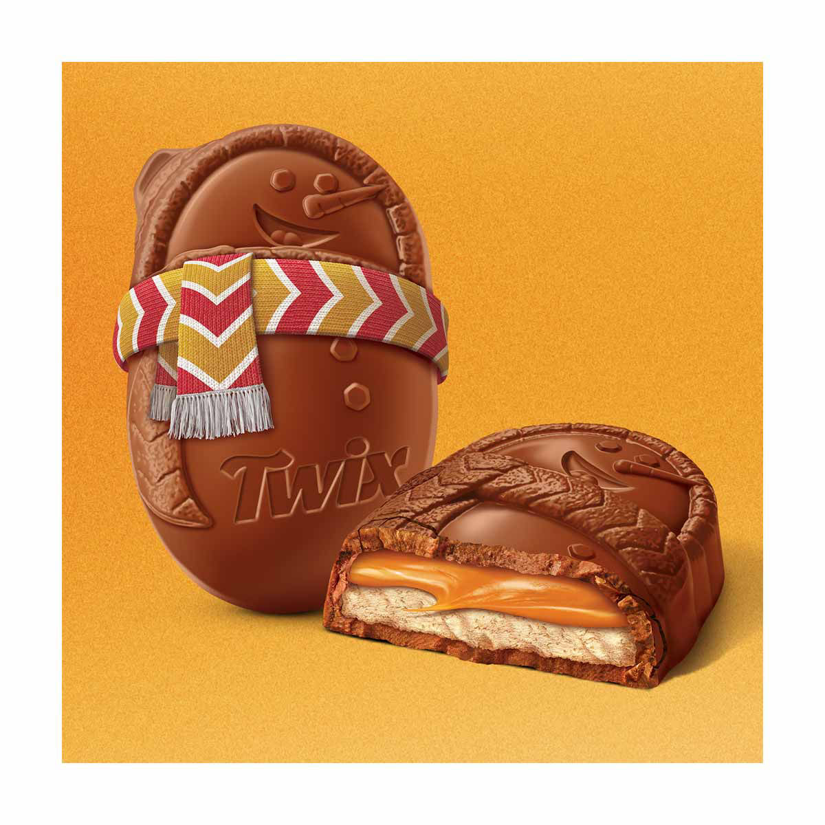 Buy TWIX Caramel Cookie Snowmen Christmas Candy Bar, 1.06 Oz from