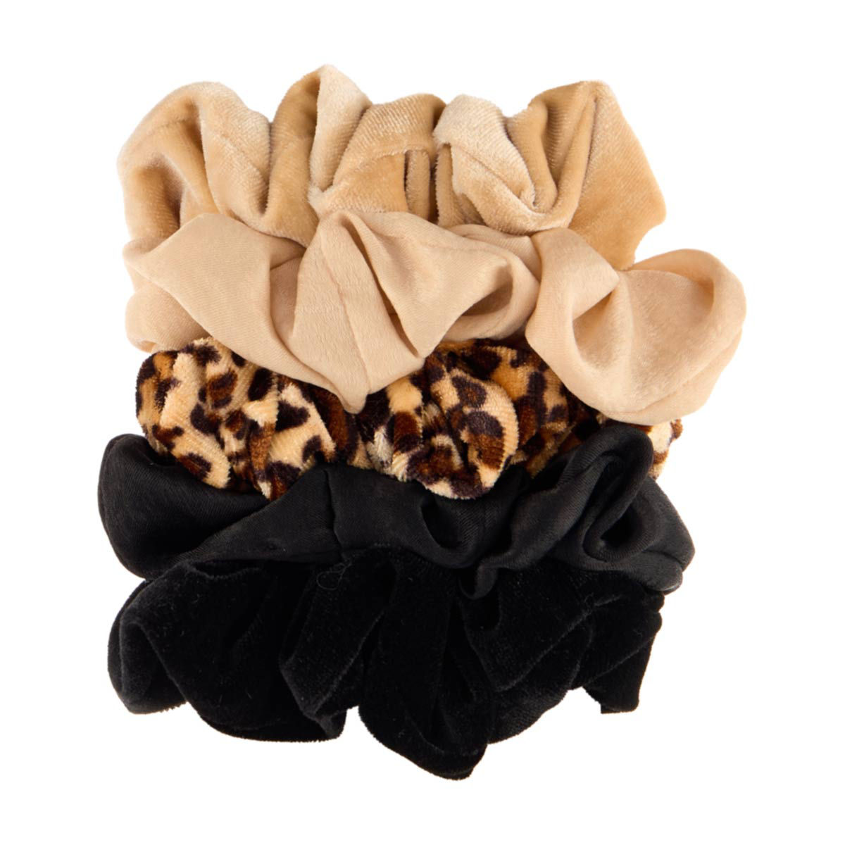 Riviera Primary Locks Cheetah Variety Hair Scrunchies, 9 ct