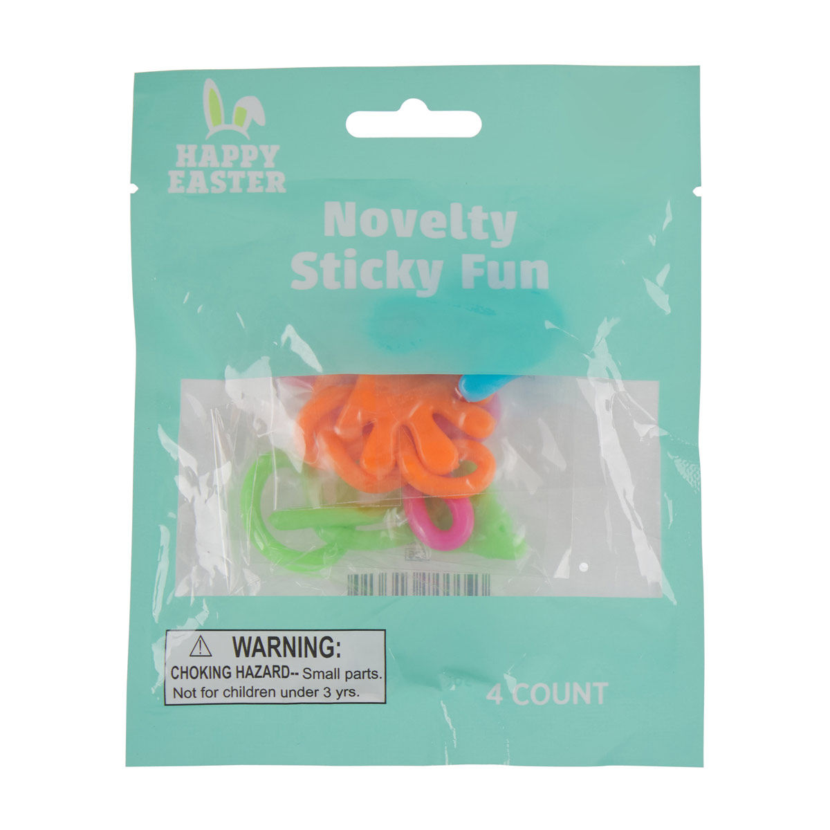 Happy-Easter-Novelty-Sticky-Fun-Toy,-4-ct