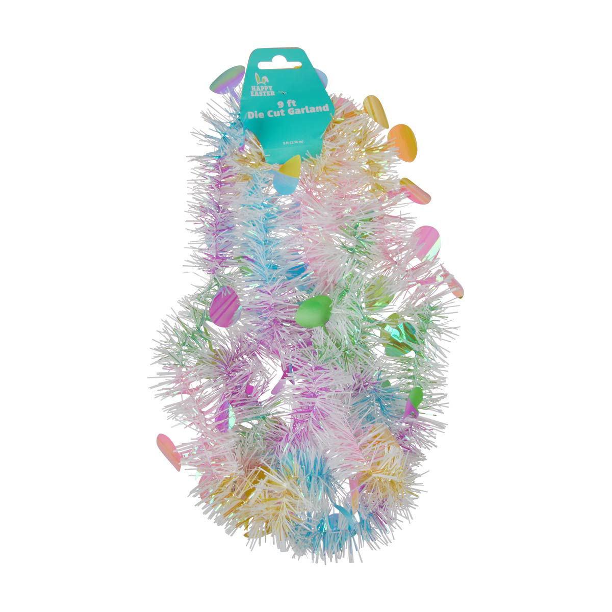 Happy Easter Die Cut Garland, 9 ft