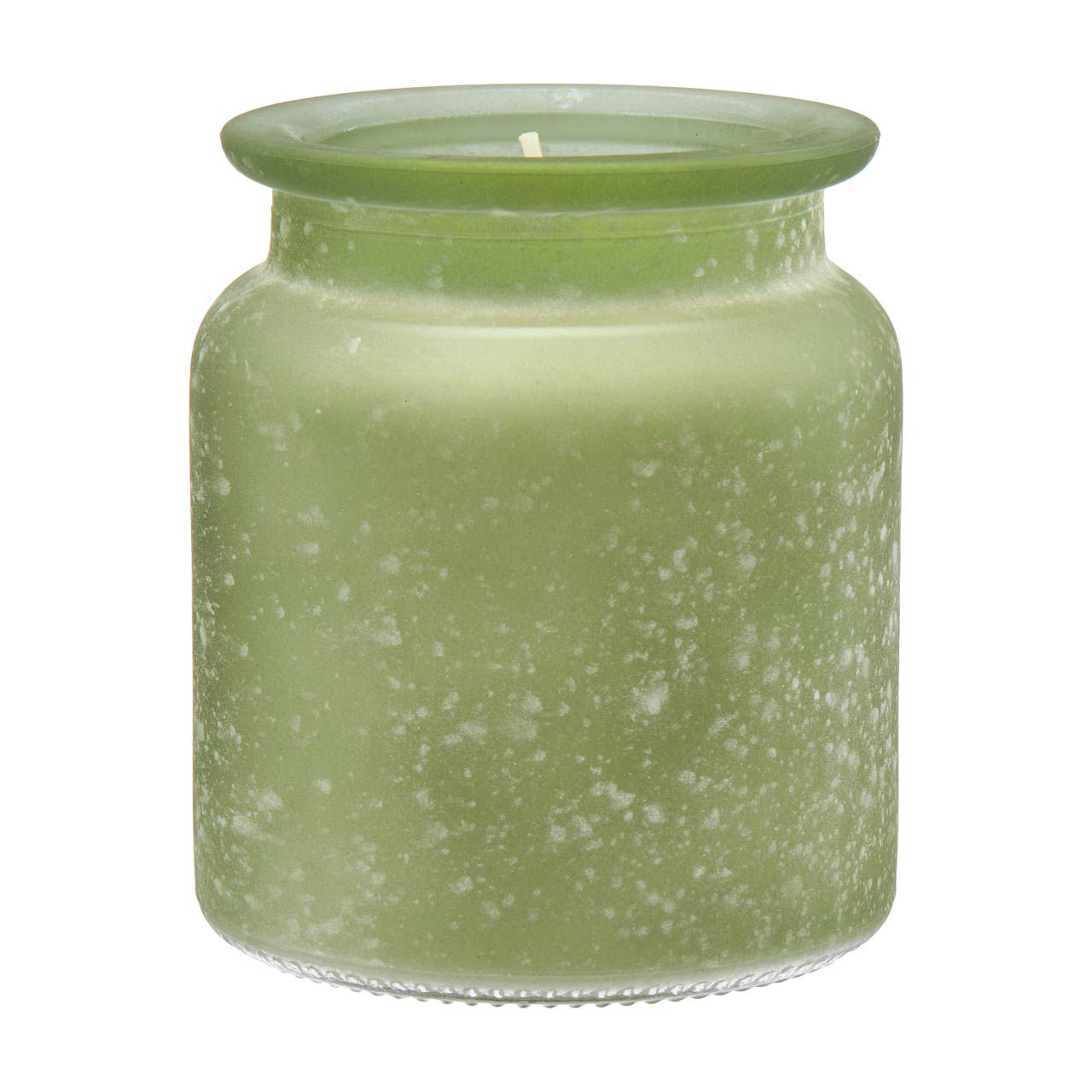 Retro Glass Jar Candle, Green