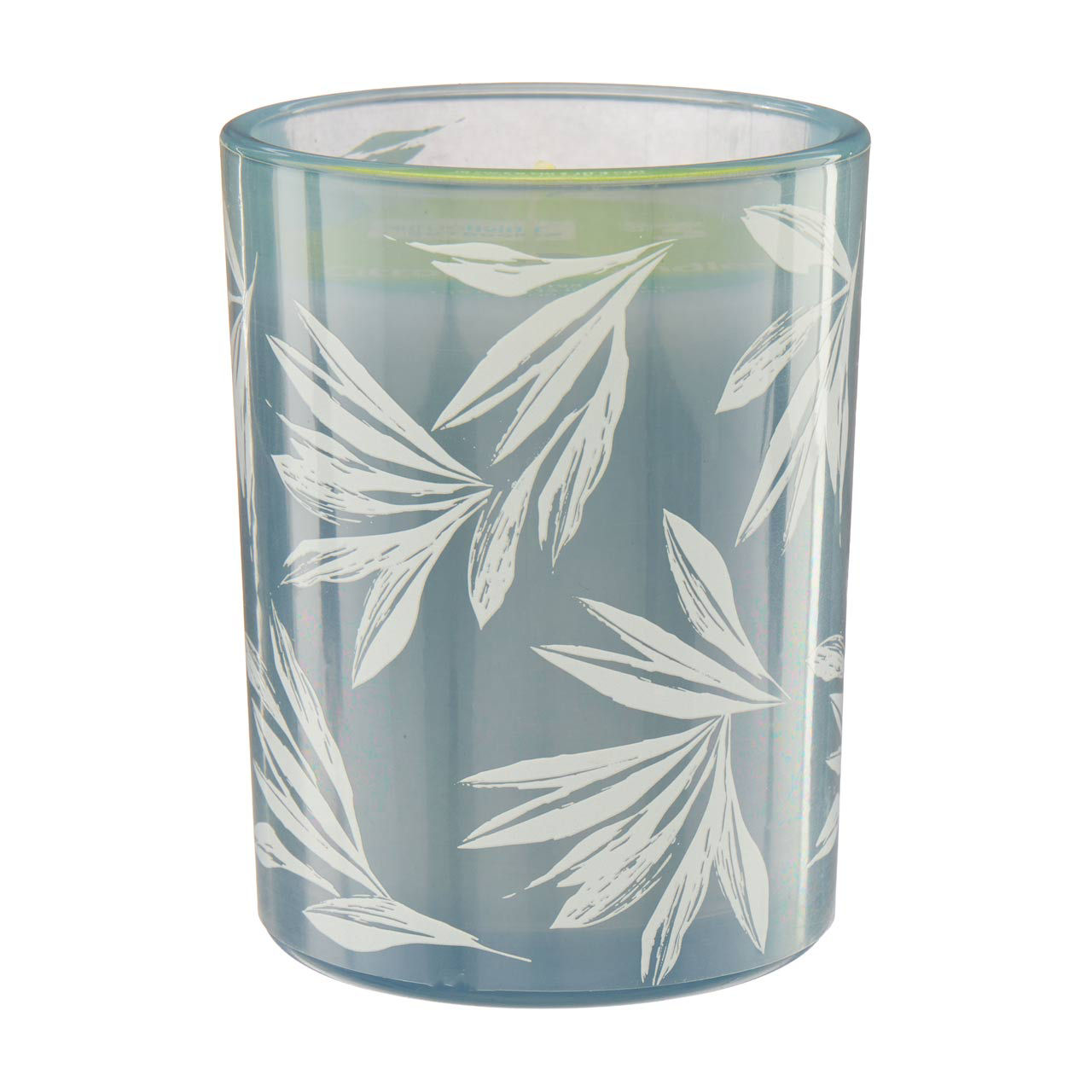 Blue Citronella Candle with Wrap