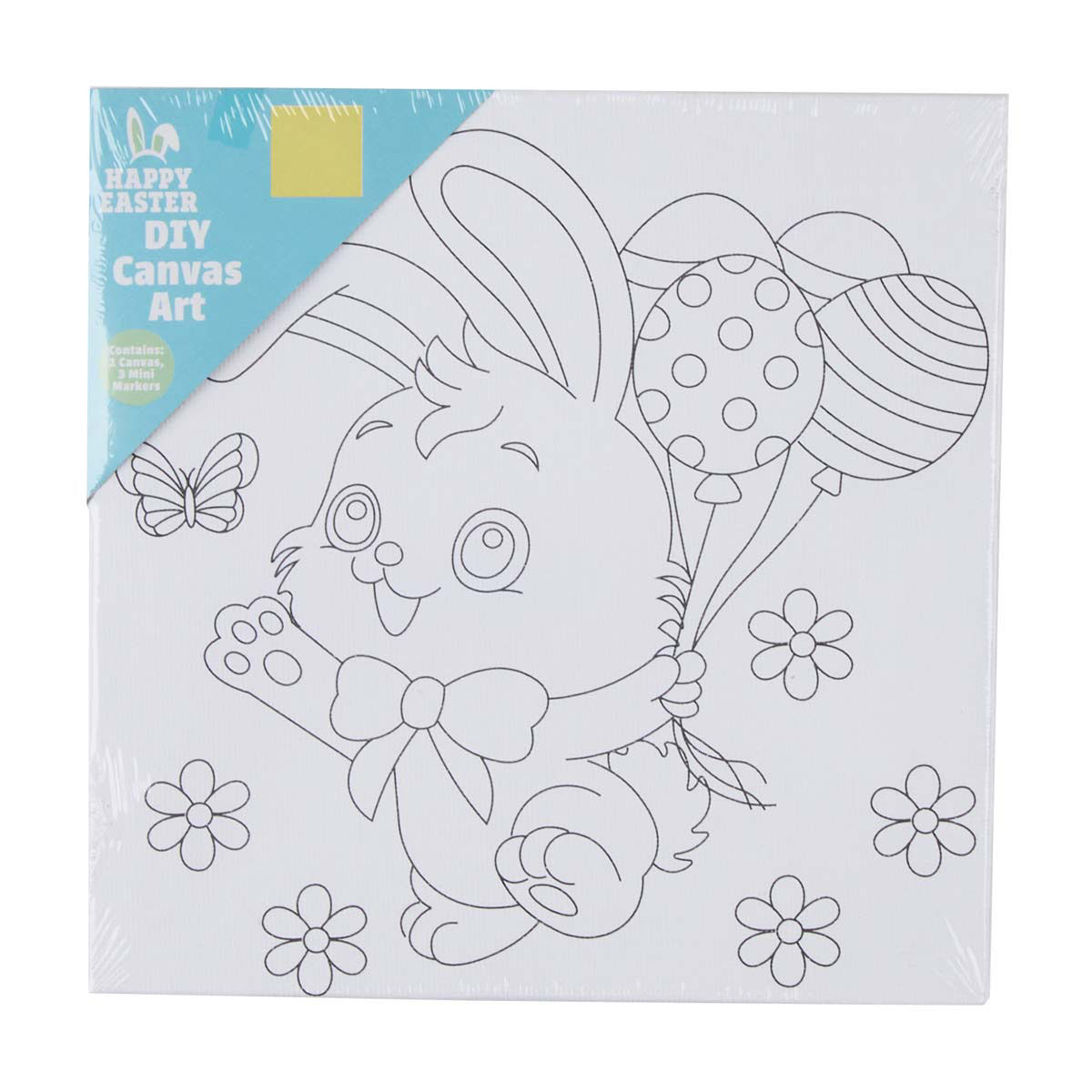 Happy-Easter-DIY-Canvas-Art,-Assorted