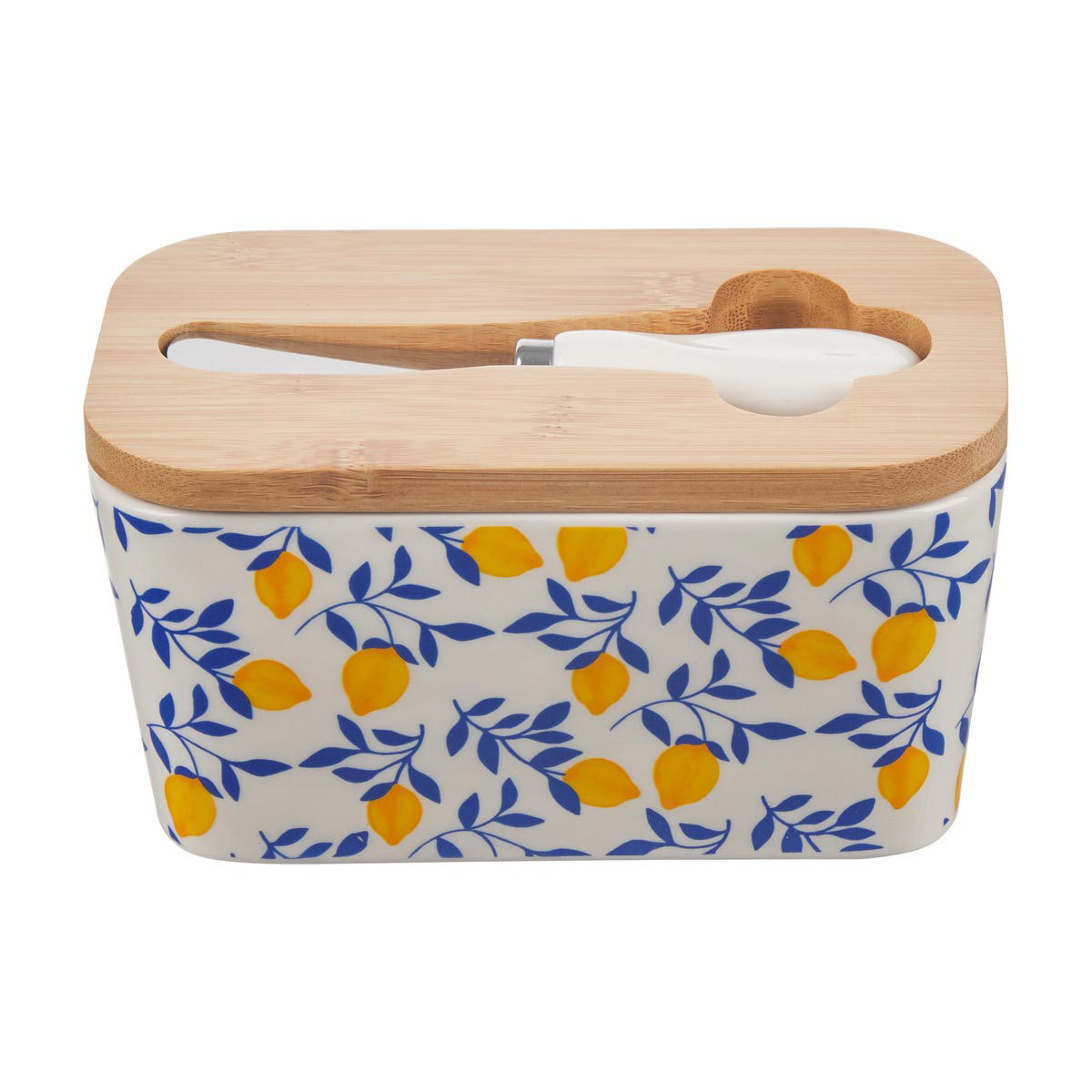Printed Butterdish with Spreader, 2 ct