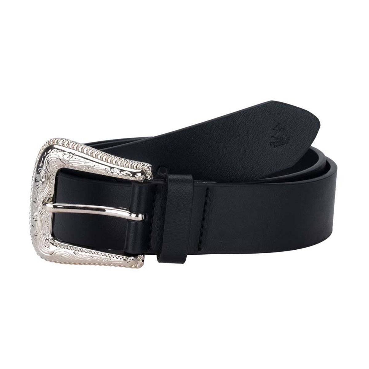 Beverly Hills Polo Club Women's Black Belt, Size L/XL