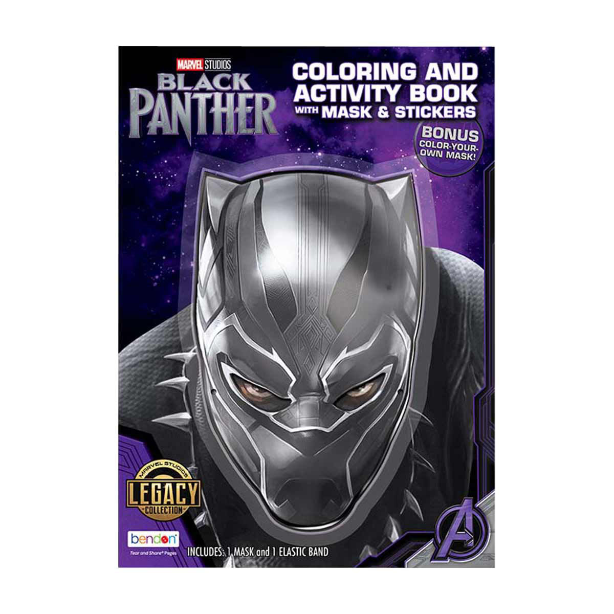 Marvel Black Panther Coloring and Activity Book with Mask & Stickers — Dollar General