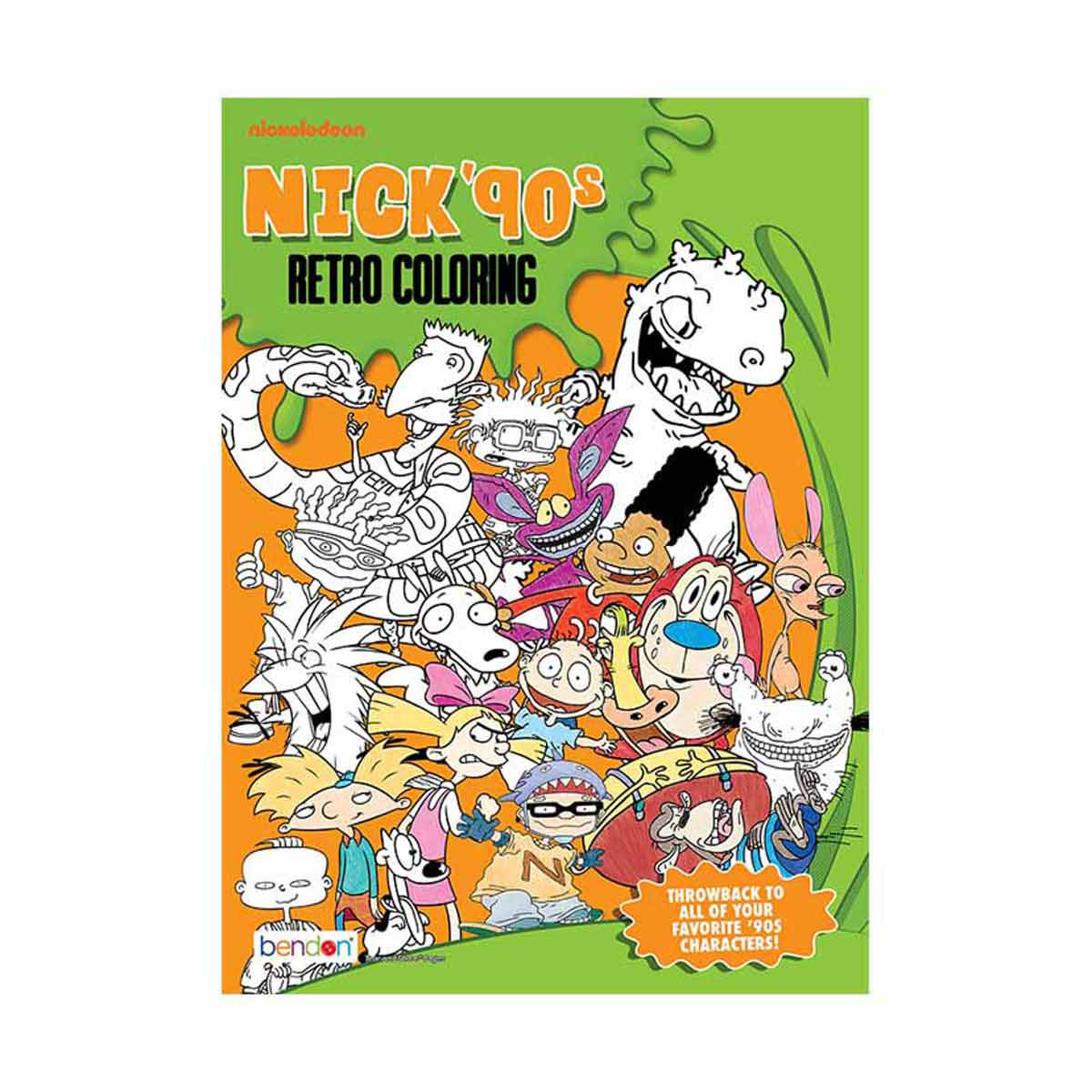 Nickelodeon Nick '90s Retro Coloring Book